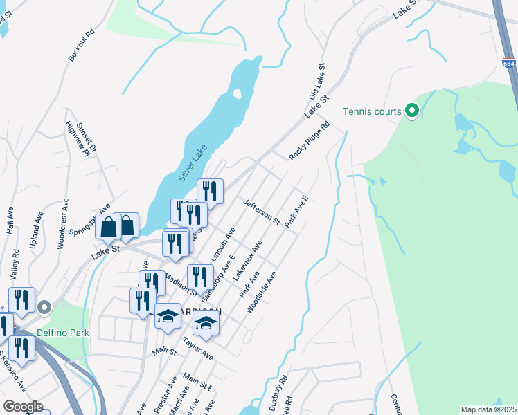 map of restaurants, bars, coffee shops, grocery stores, and more near 255 Gainsborg Avenue East in Harrison