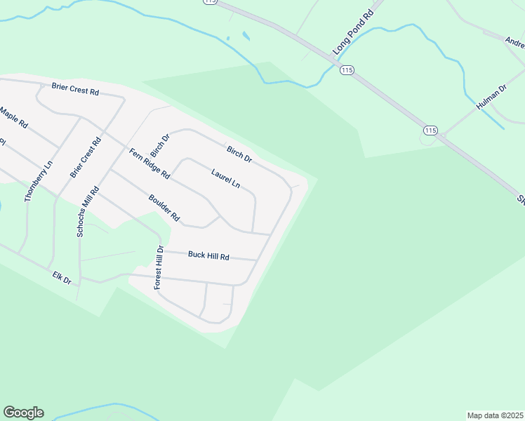 map of restaurants, bars, coffee shops, grocery stores, and more near 177 Laurel Lane in Blakeslee