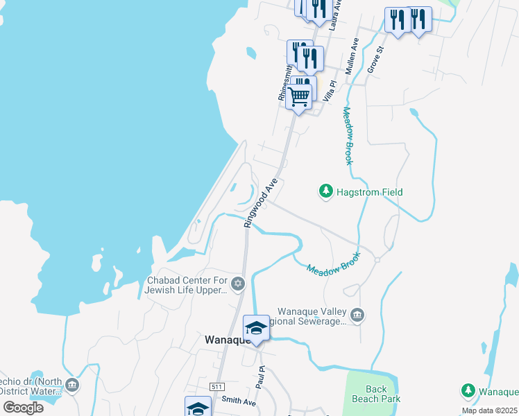 map of restaurants, bars, coffee shops, grocery stores, and more near 750 Ringwood Avenue in Wanaque