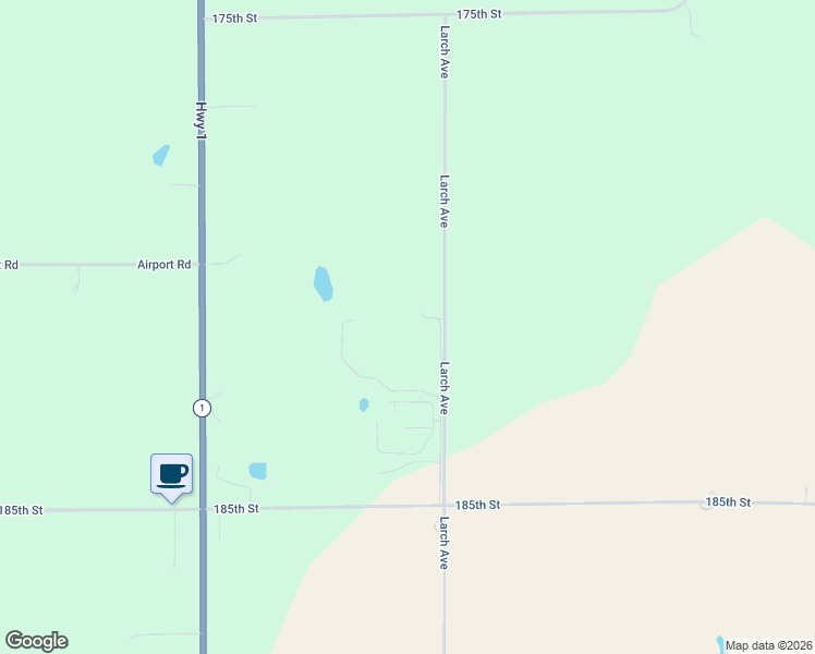 map of restaurants, bars, coffee shops, grocery stores, and more near 2149 185th Street in Fairfield