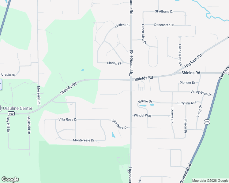 map of restaurants, bars, coffee shops, grocery stores, and more near 3700 Sperone Court in Canfield