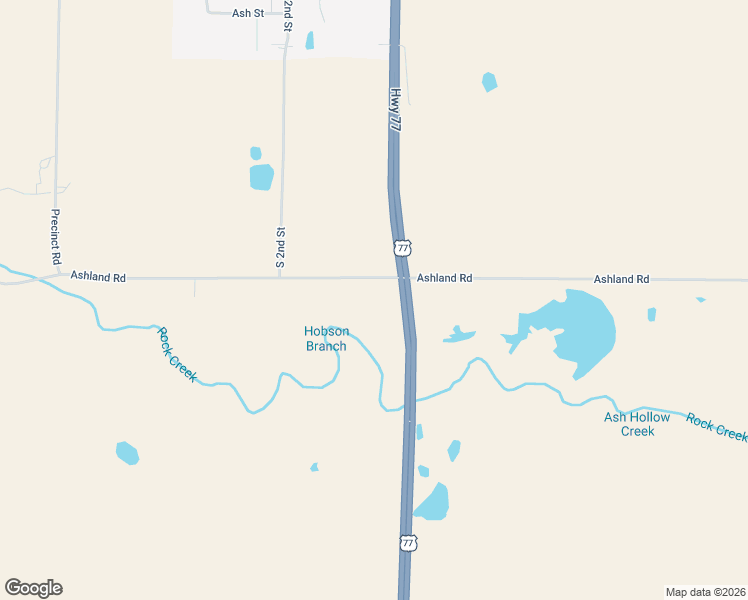 map of restaurants, bars, coffee shops, grocery stores, and more near 5501 Ashland Road in Ceresco