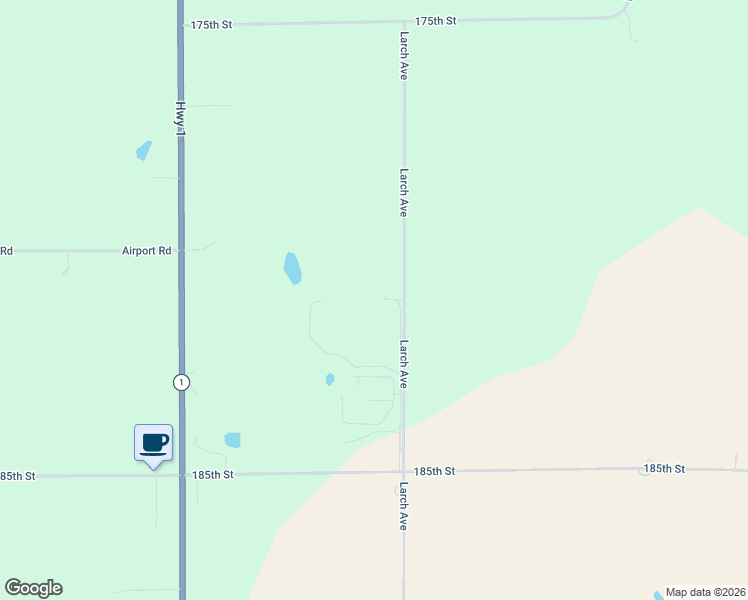 map of restaurants, bars, coffee shops, grocery stores, and more near 2149 185th Street in Fairfield