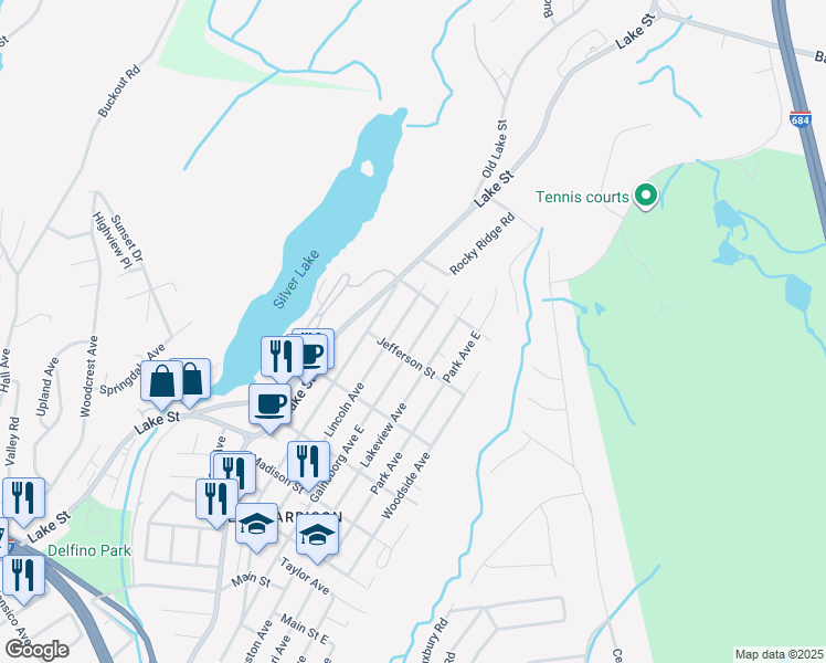 map of restaurants, bars, coffee shops, grocery stores, and more near 255 Gainsborg Avenue East in Harrison