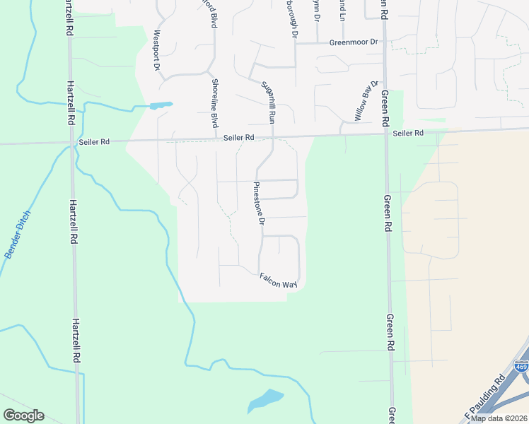 map of restaurants, bars, coffee shops, grocery stores, and more near 9475 Pinepark Pass in New Haven