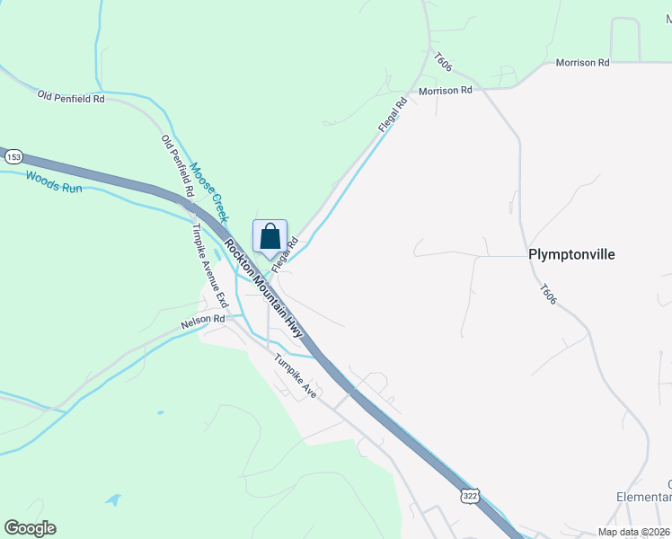 map of restaurants, bars, coffee shops, grocery stores, and more near 266 Flegal Road in Clearfield