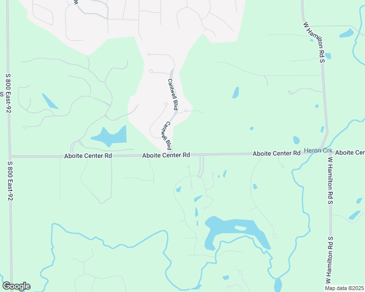 map of restaurants, bars, coffee shops, grocery stores, and more near 14200 Aboite Center Road in Fort Wayne