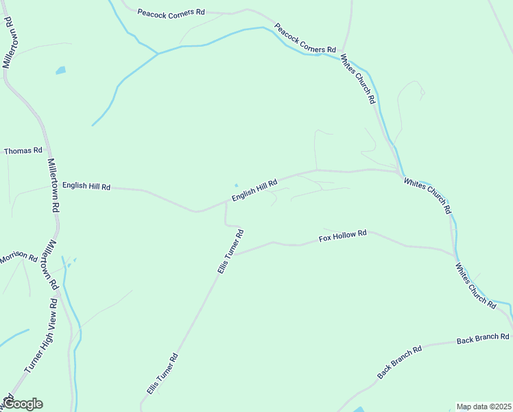 map of restaurants, bars, coffee shops, grocery stores, and more near English Hill Road in Columbia County