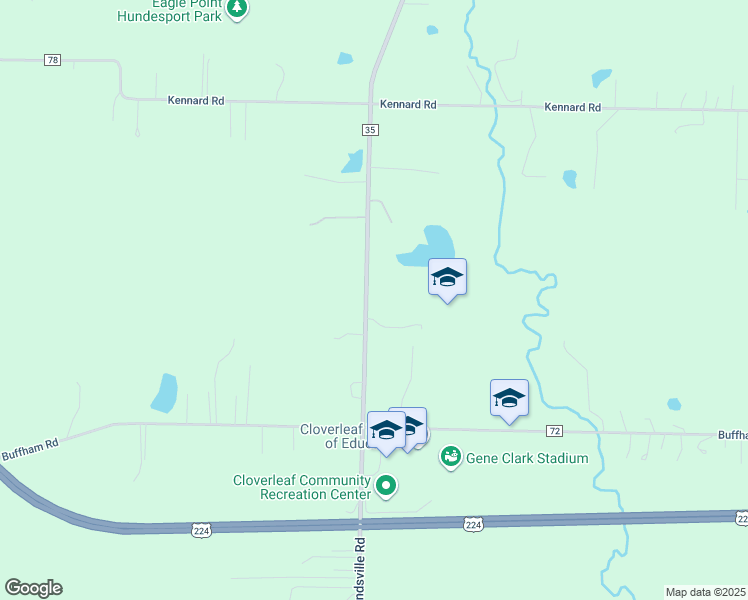 map of restaurants, bars, coffee shops, grocery stores, and more near 8337 Friendsville Road in Seville