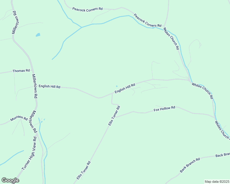 map of restaurants, bars, coffee shops, grocery stores, and more near English Hill Road in Columbia County