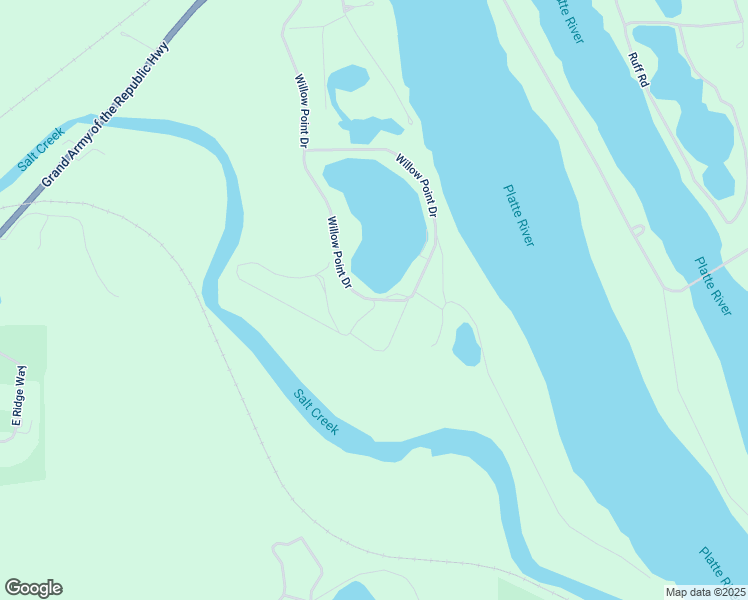 map of restaurants, bars, coffee shops, grocery stores, and more near 46 Willow Point Dr in Ashland