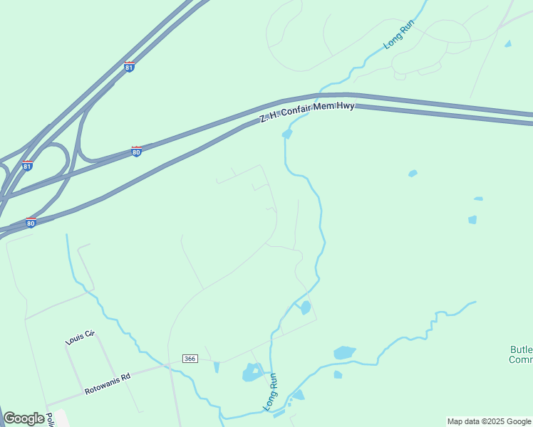 map of restaurants, bars, coffee shops, grocery stores, and more near 140 Trolley Bed Road in Drums