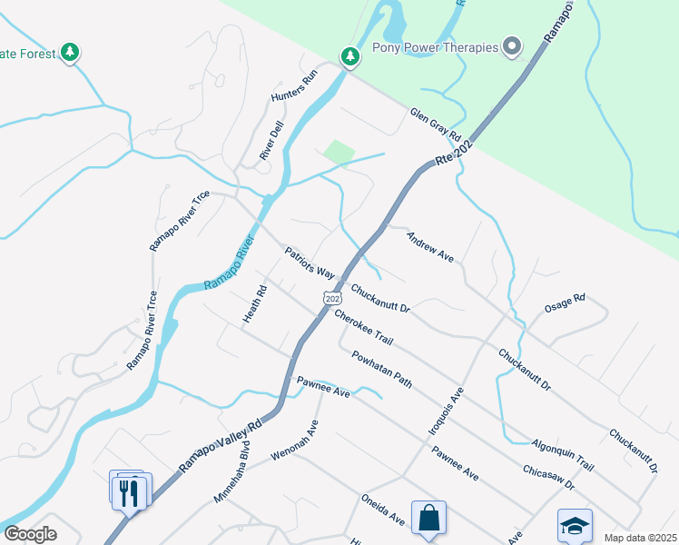 map of restaurants, bars, coffee shops, grocery stores, and more near in Oakland