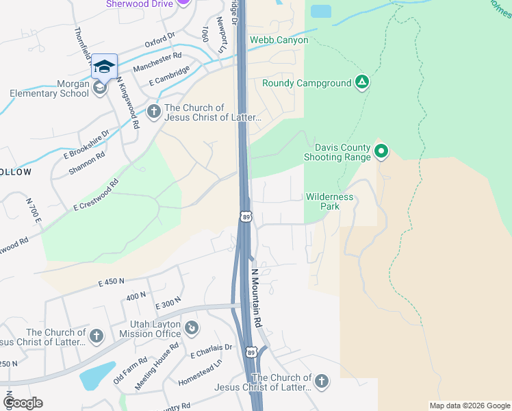 map of restaurants, bars, coffee shops, grocery stores, and more near 1270 East 700 North in Fruit Heights
