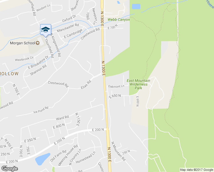 map of restaurants, bars, coffee shops, grocery stores, and more near 1365 North Oakmont Lane East in Fruit Heights