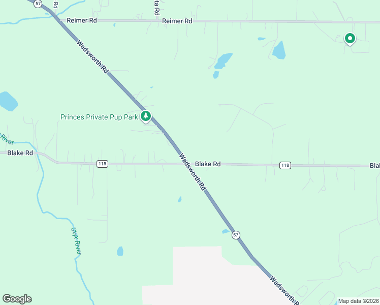 map of restaurants, bars, coffee shops, grocery stores, and more near 2373 Blake Rd in Wadsworth