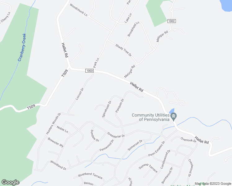 map of restaurants, bars, coffee shops, grocery stores, and more near 212 Spicebush Drive in East Stroudsburg