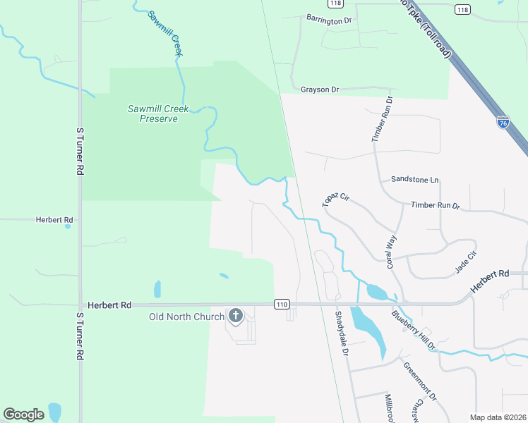map of restaurants, bars, coffee shops, grocery stores, and more near 161 Laurel Hills Lane in Canfield