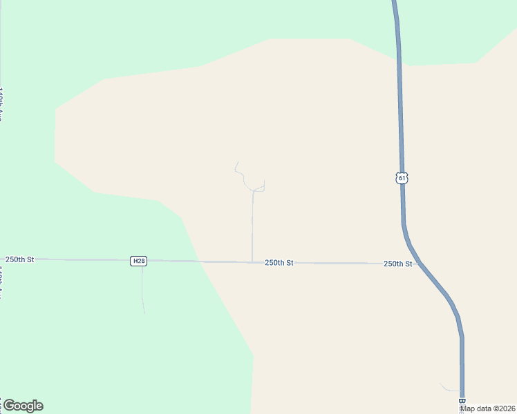 map of restaurants, bars, coffee shops, grocery stores, and more near 13178 250th Street in Mediapolis