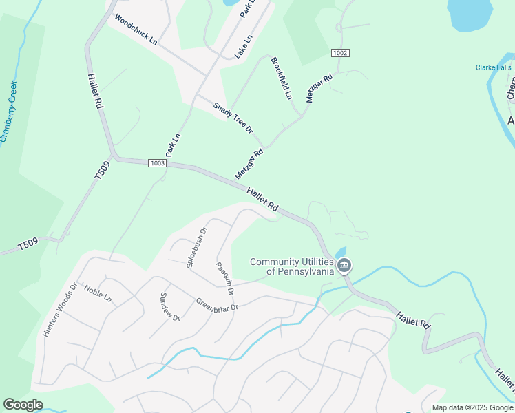map of restaurants, bars, coffee shops, grocery stores, and more near 126 Pasquin Drive in East Stroudsburg