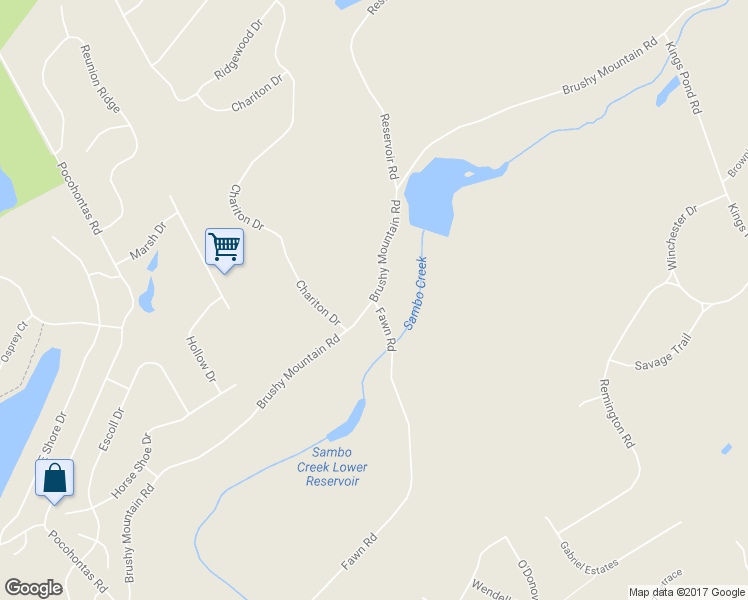 map of restaurants, bars, coffee shops, grocery stores, and more near 662 Fawn Road in East Stroudsburg