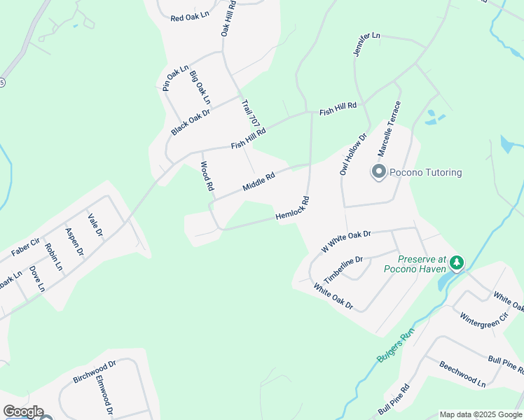 map of restaurants, bars, coffee shops, grocery stores, and more near 196 Hemlock Road in Tannersville