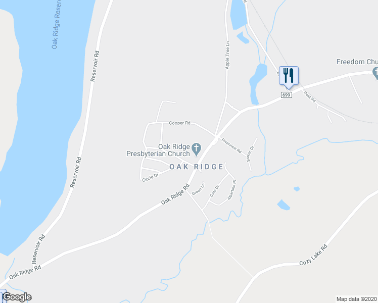 map of restaurants, bars, coffee shops, grocery stores, and more near 342 Oak Ridge Road in West Milford