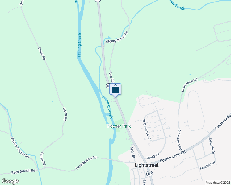 map of restaurants, bars, coffee shops, grocery stores, and more near 63 Lee Road in Orangeville