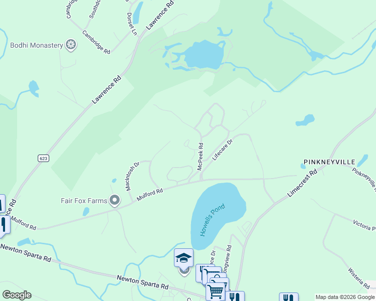 map of restaurants, bars, coffee shops, grocery stores, and more near 405 Mohegan Cir in Lafayette