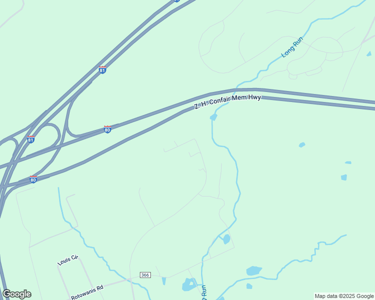 map of restaurants, bars, coffee shops, grocery stores, and more near 148 Trolley Bed Road in Drums