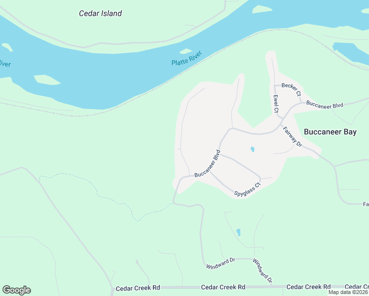 map of restaurants, bars, coffee shops, grocery stores, and more near 19593 Ridgeway Road in Plattsmouth