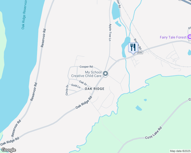 map of restaurants, bars, coffee shops, grocery stores, and more near 342 Oak Ridge Road in West Milford