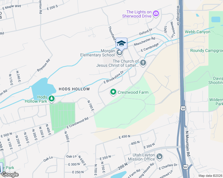 map of restaurants, bars, coffee shops, grocery stores, and more near 750 Shannon Road in Kaysville