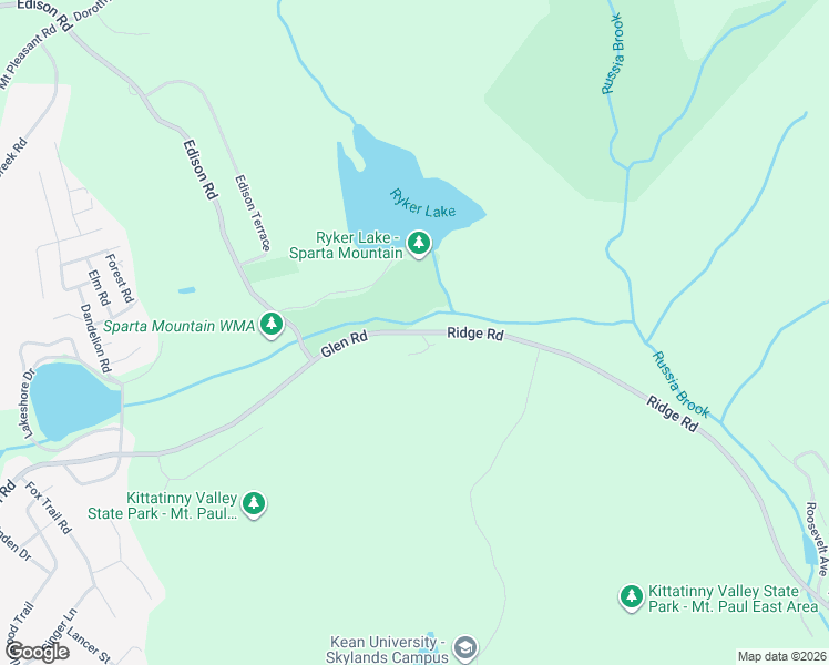 map of restaurants, bars, coffee shops, grocery stores, and more near 860 Glen Rd in Sparta