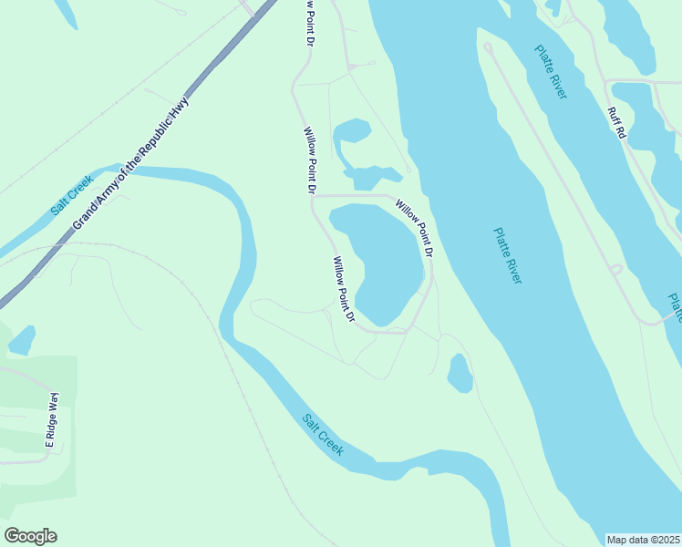map of restaurants, bars, coffee shops, grocery stores, and more near 27 Willow Point Drive in Ashland