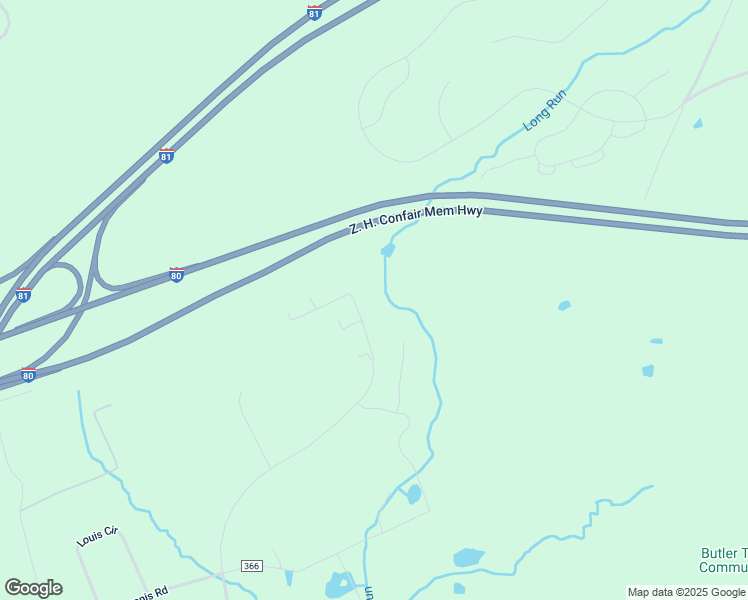 map of restaurants, bars, coffee shops, grocery stores, and more near 148 Trolley Bed Road in Drums