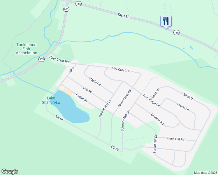 map of restaurants, bars, coffee shops, grocery stores, and more near 21-33 Maple Rd in Monroe