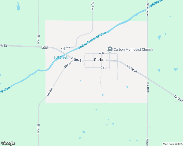 map of restaurants, bars, coffee shops, grocery stores, and more near in Carbon