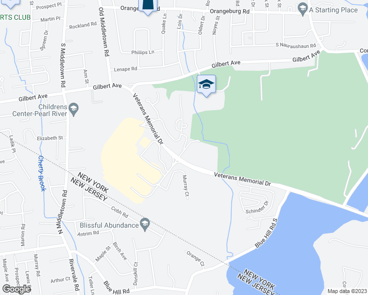 map of restaurants, bars, coffee shops, grocery stores, and more near Kevin Reilly Street in Pearl River