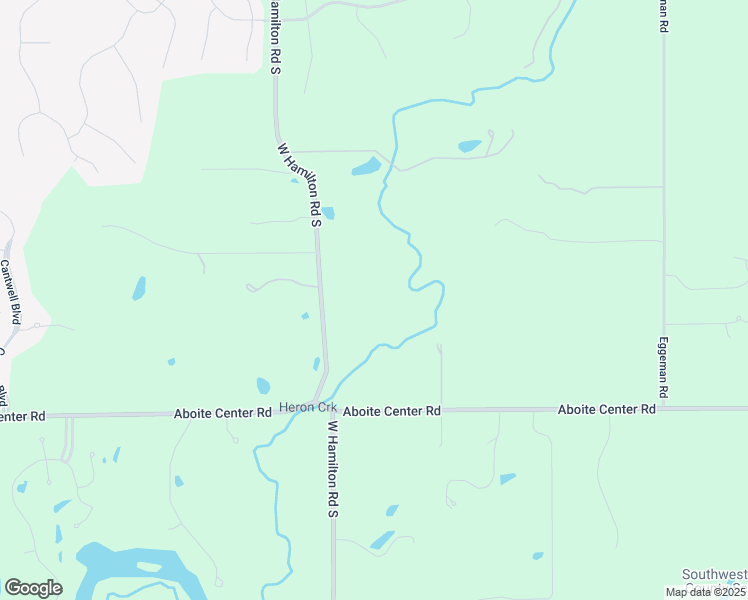 map of restaurants, bars, coffee shops, grocery stores, and more near 3815 W Hamilton Road South in Fort Wayne