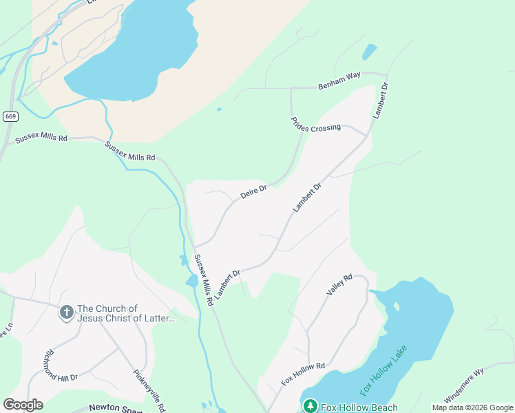 map of restaurants, bars, coffee shops, grocery stores, and more near 50 Deire Drive in Sparta