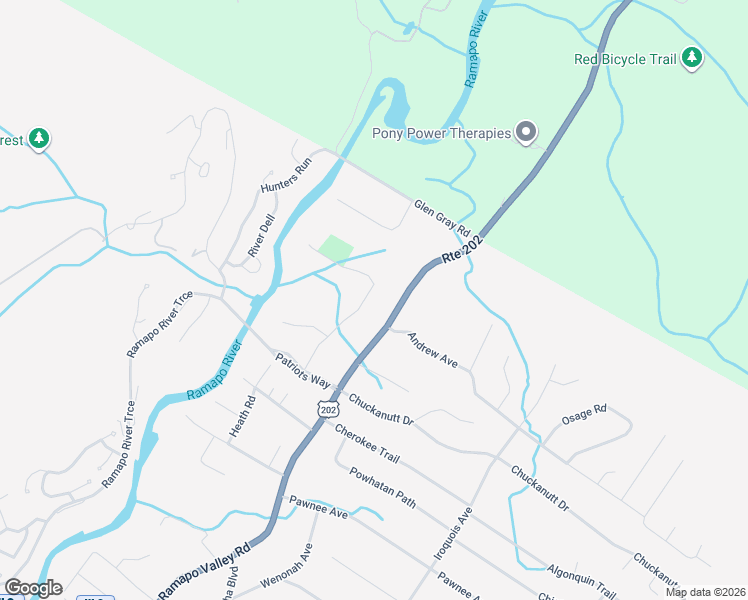 map of restaurants, bars, coffee shops, grocery stores, and more near 10 Valley Forge Road in Oakland