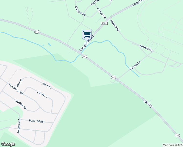 map of restaurants, bars, coffee shops, grocery stores, and more near 4673 Pennsylvania 115 in Blakeslee