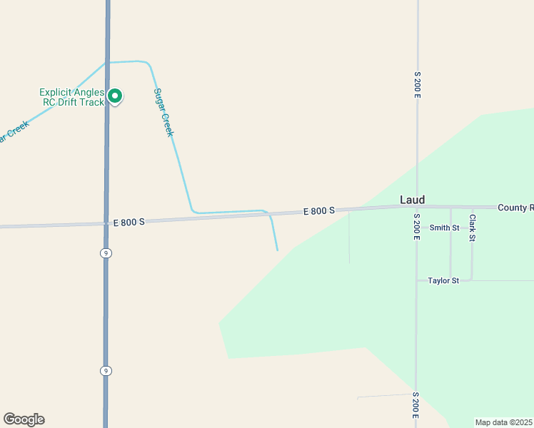 map of restaurants, bars, coffee shops, grocery stores, and more near 1524 County Road 800 South in Columbia City