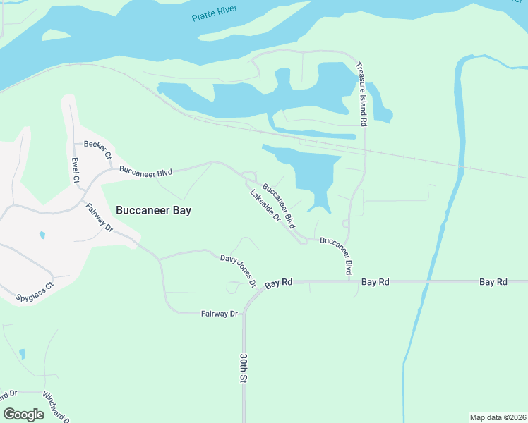 map of restaurants, bars, coffee shops, grocery stores, and more near 2917 Lakeside Drive in Plattsmouth