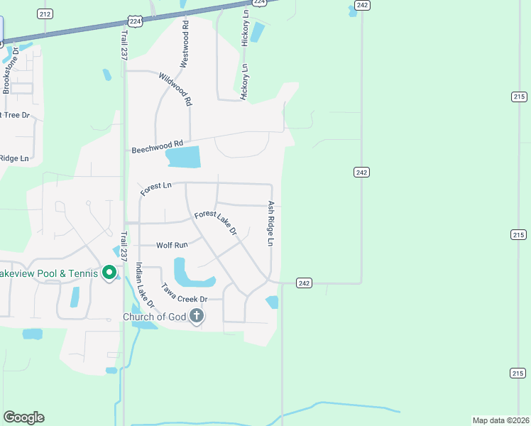 map of restaurants, bars, coffee shops, grocery stores, and more near 8128 Ash Ridge Lane in Findlay