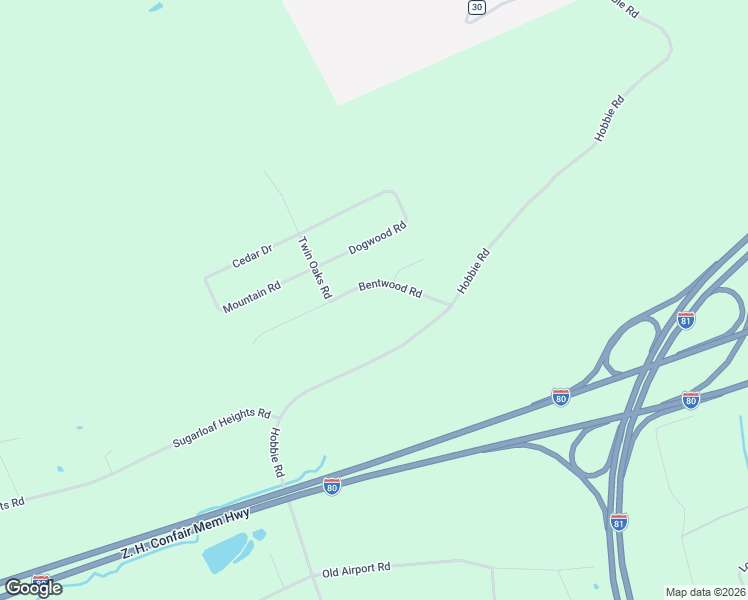 map of restaurants, bars, coffee shops, grocery stores, and more near 36 Bentwood Road in Drums