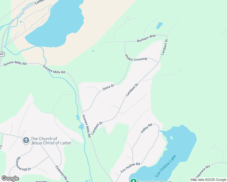 map of restaurants, bars, coffee shops, grocery stores, and more near 50 Deire Drive in Sparta