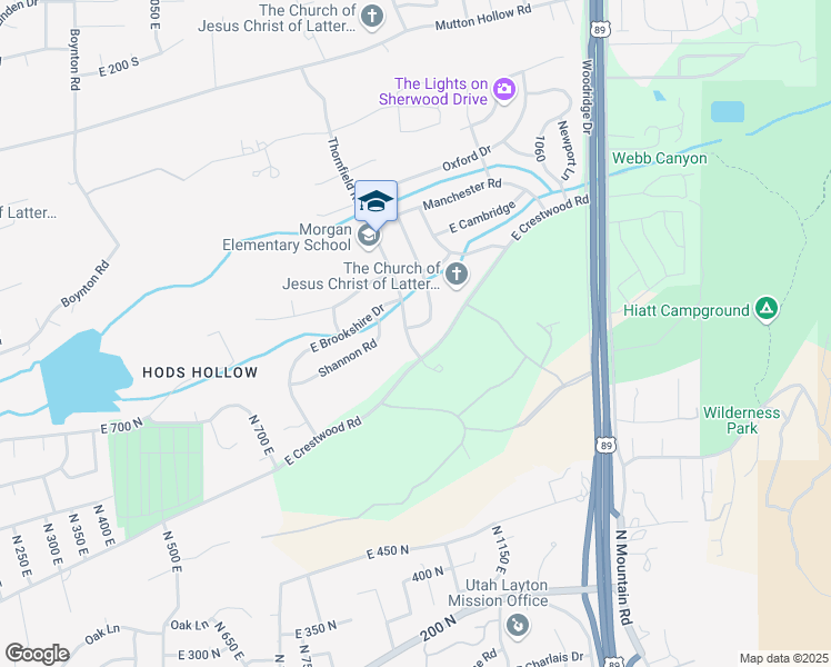 map of restaurants, bars, coffee shops, grocery stores, and more near 888 Thornfield Road in Kaysville