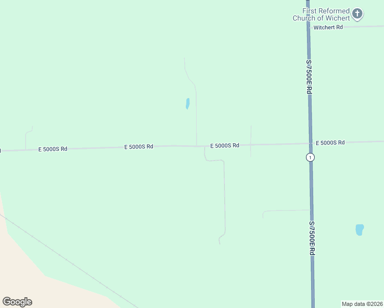 map of restaurants, bars, coffee shops, grocery stores, and more near 6934 East 5000S Road in Saint Anne